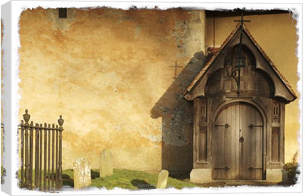 Old Church Door Canvas Print by Martin Williams