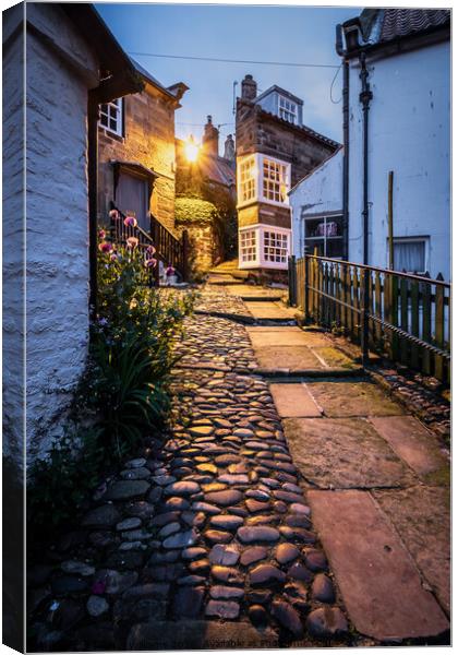 The Openings Robin Hoods Bay Canvas Print by Martin Williams