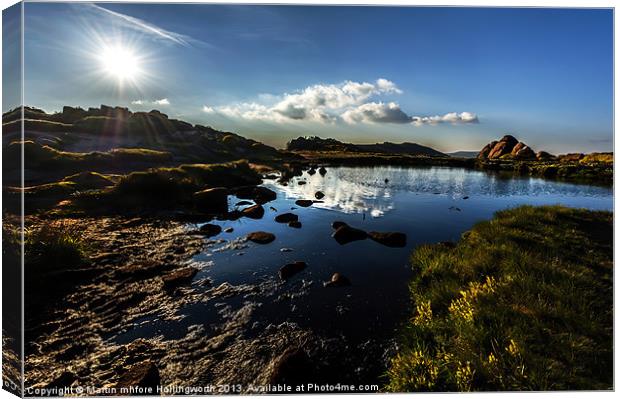Doxey Pool, The Roaches Canvas Print by mhfore Photography
