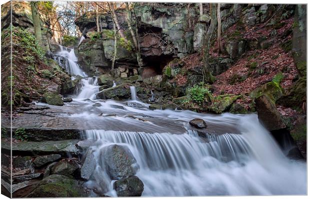 Bentley Brooke Water Falls Canvas Print by mhfore Photography