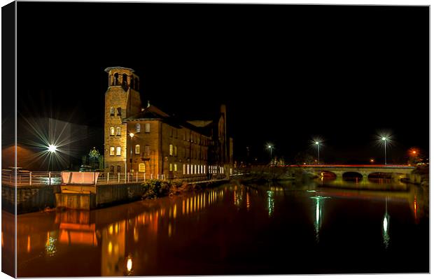 Derby Silk Mill Canvas Print by mhfore Photography