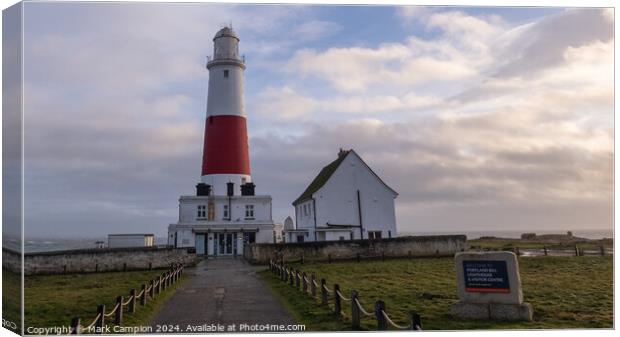 Portland Bill Lighthouse Canvas Print by Mark Campion