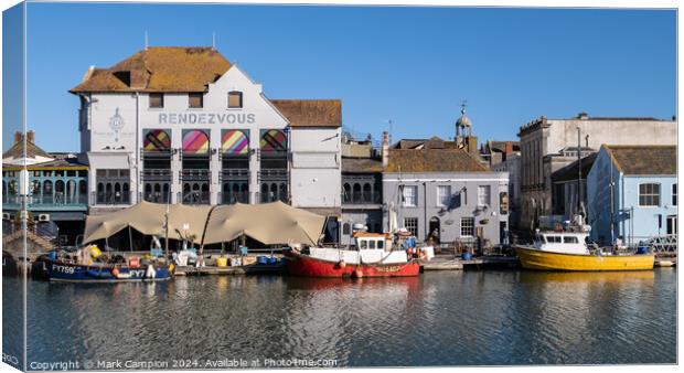 Weymouth Harbour Canvas Print by Mark Campion