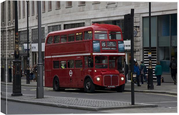 London Transport Routemaster Bus Canvas Print by Chris Rixson