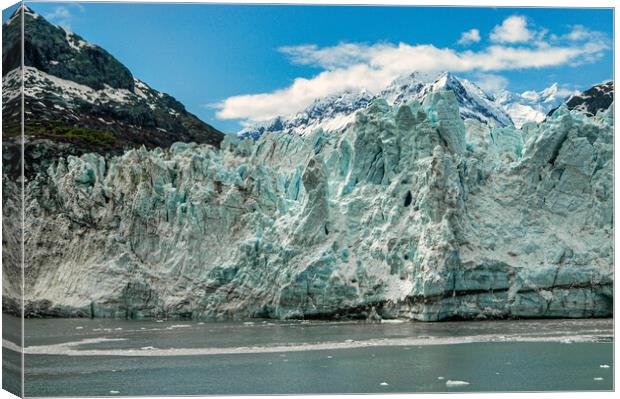 Margerie Glacier, Alaska, USA Canvas Print by Mark Llewellyn
