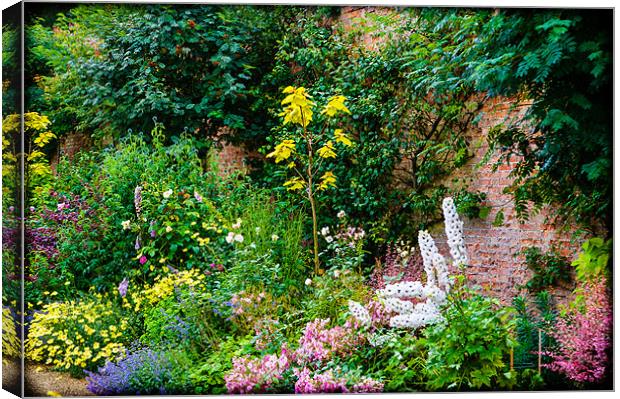 English Country Garden Canvas Print by Mark Llewellyn