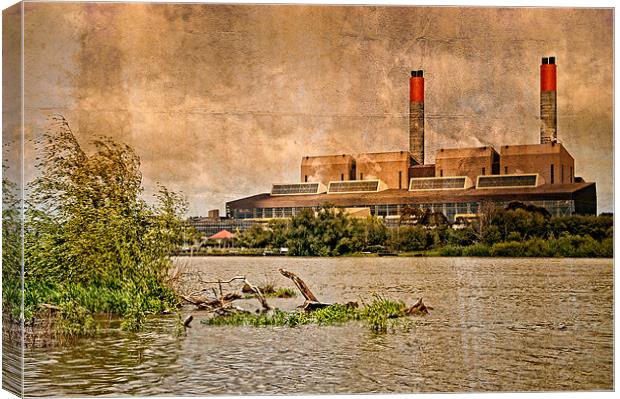 Huntly Power Station Canvas Print by Mark Llewellyn