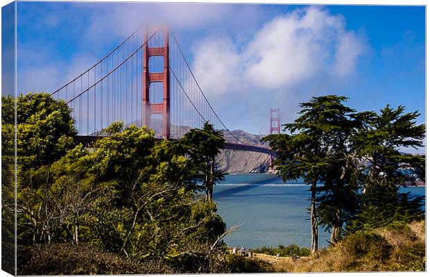 Golden Gate Bridge, San Francisco, California, USA Canvas Print by Mark Llewellyn