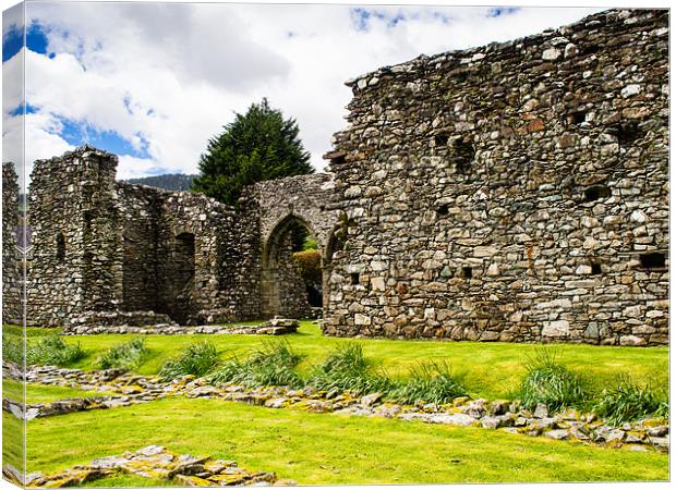 Cymer Abbey, Snowdonia, Wales, UK Canvas Print by Mark Llewellyn