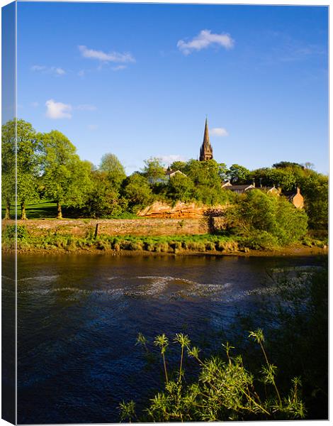 St Mary Outside the Walls, Chester, England, UK Canvas Print by Mark Llewellyn