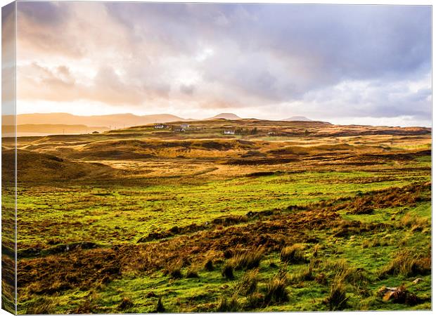 Isle of Skye Landscape, Scotland, UK Canvas Print by Mark Llewellyn