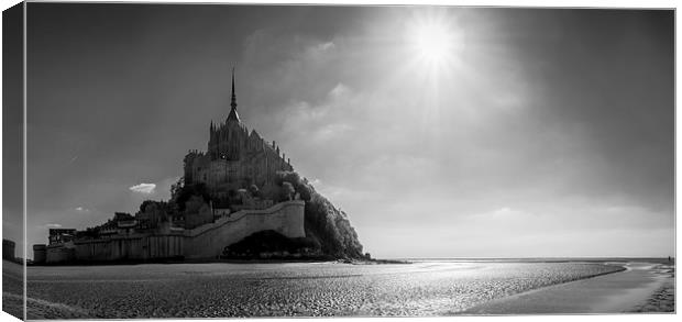 Mont St Michel, France Canvas Print by Mark Llewellyn