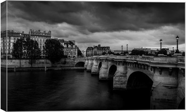 Pont Neuf Bridge, Paris, France Canvas Print by Mark Llewellyn