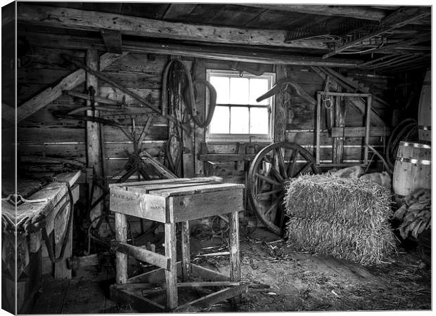 The Old Workshop Canvas Print by Mark Llewellyn