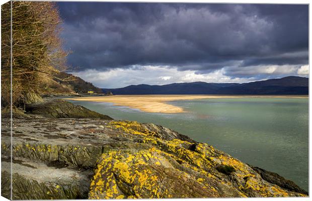 Mouth of the Dovey, Aberdovey, Gwynedd, Wales, UK Canvas Print by Mark Llewellyn