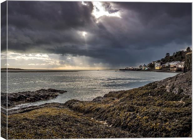 Storm Over Dovey, Aberdovey, Wales, UK Canvas Print by Mark Llewellyn