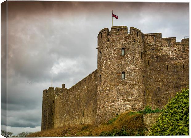 Pembroke Castle, Pembrokeshire, Wales, UK Canvas Print by Mark Llewellyn