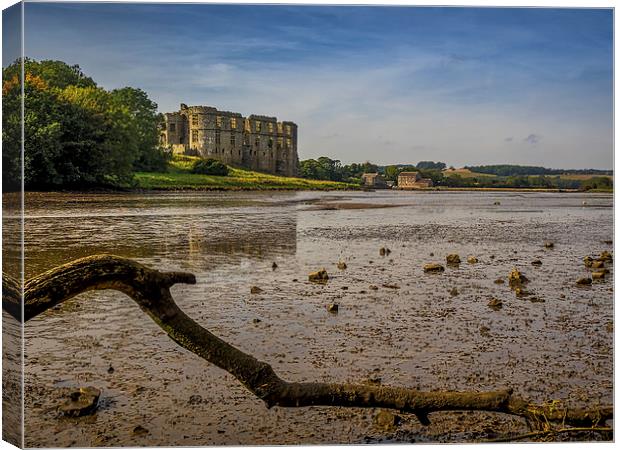 River Carew Estuary, Pembrokeshire, Wales, UK Canvas Print by Mark Llewellyn