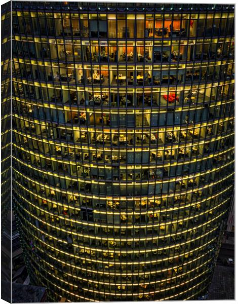 Offices, Berlin, Germany Canvas Print by Mark Llewellyn