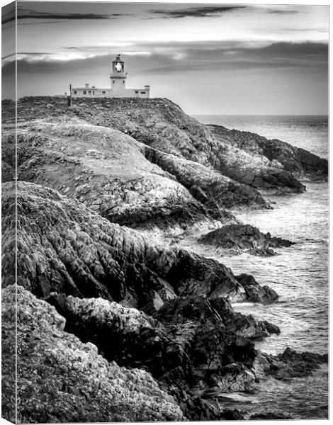 Strumble Head Lighthouse, Pembrokeshire, Wales, UK Canvas Print by Mark Llewellyn