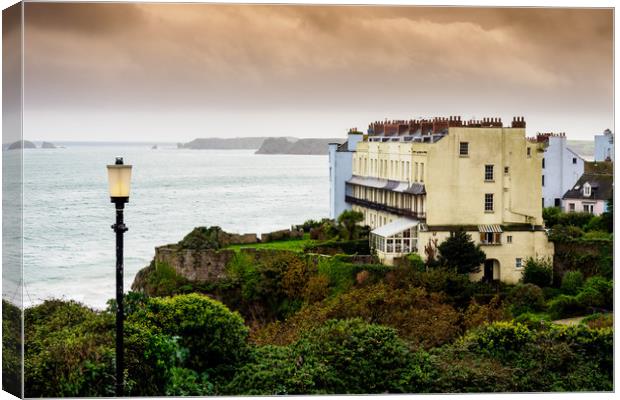 South Beach Bay, Tenby, Pembrokeshire, Wales, UK Canvas Print by Mark Llewellyn