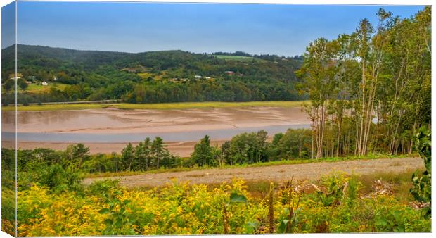 Bear River, Nova Scotia, Canada Canvas Print by Mark Llewellyn