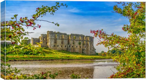 Castle Carew, Pembrokeshire, Wales, UK Canvas Print by Mark Llewellyn