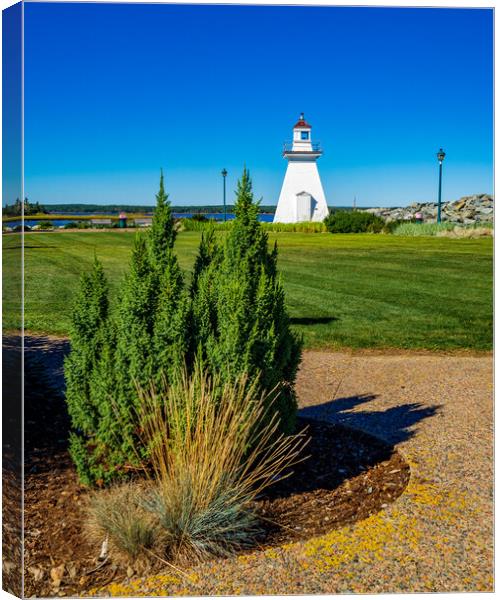 Lighthouse Park, Port Medway, Nova Scotia, Canada Canvas Print by Mark Llewellyn