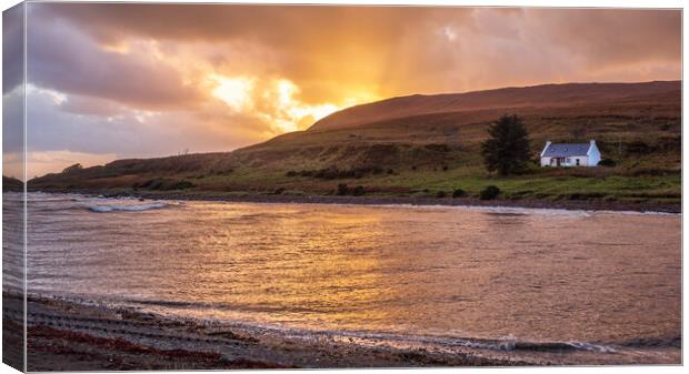 Lone Bothy, Scotland UK Canvas Print by Mark Llewellyn