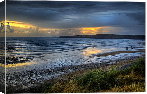 Freshwater West Fisherman Canvas Print by Simon West