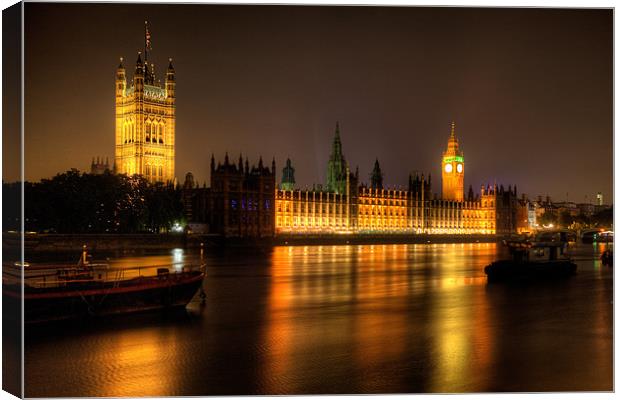 Houses of Parliament Canvas Print by Simon West