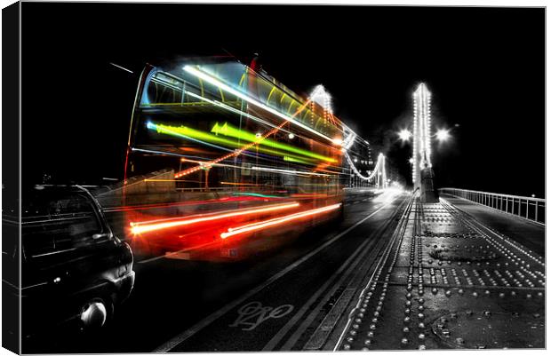 London Red Bus Canvas Print by Simon West