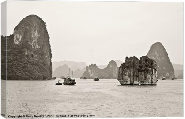Halong Bay Canvas Print by Barry Newman