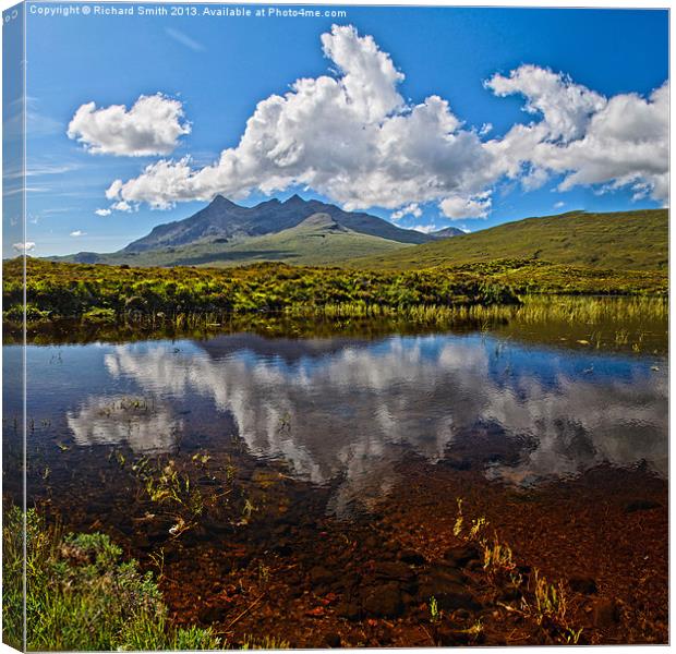 Reflected Clouds Canvas Print by Richard Smith