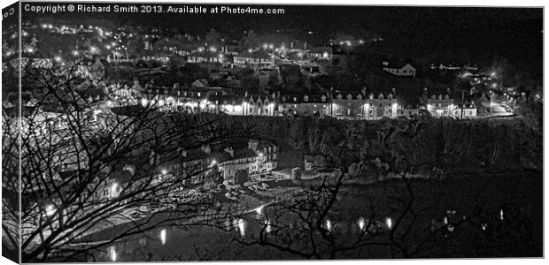 Portree from the Apothacarys Tower Canvas Print by Richard Smith