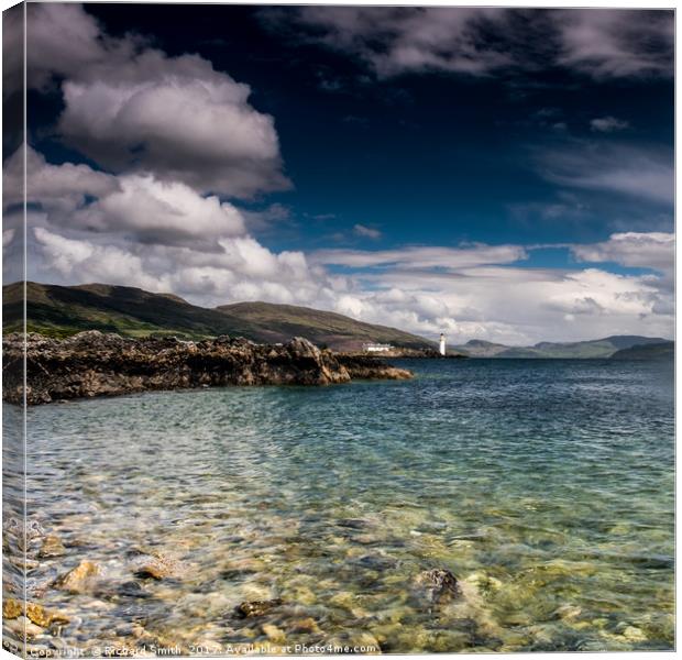 A view northwards up the Sound of Sleat Canvas Print by Richard Smith