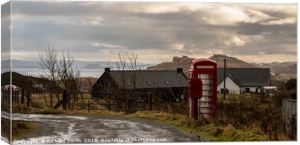 Comunication North Skye style Canvas Print by Richard Smith