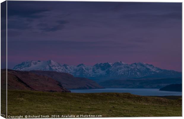 After sunset. Canvas Print by Richard Smith