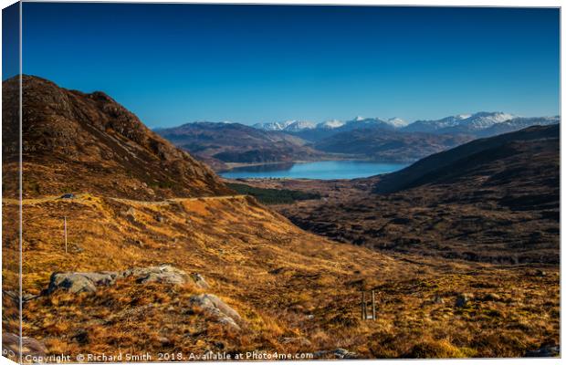 Look down upon Kylerhea #2 Canvas Print by Richard Smith
