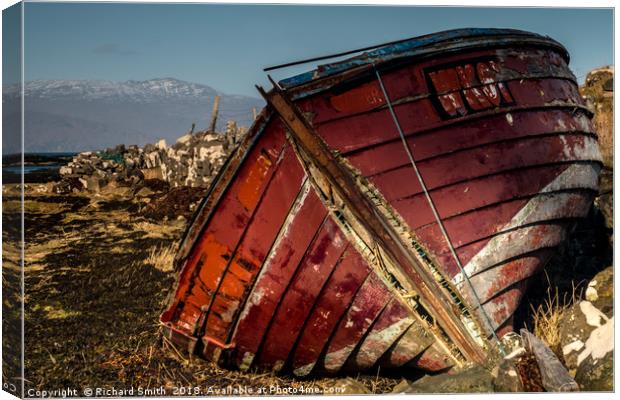 The wreck of WK61 #6 Canvas Print by Richard Smith