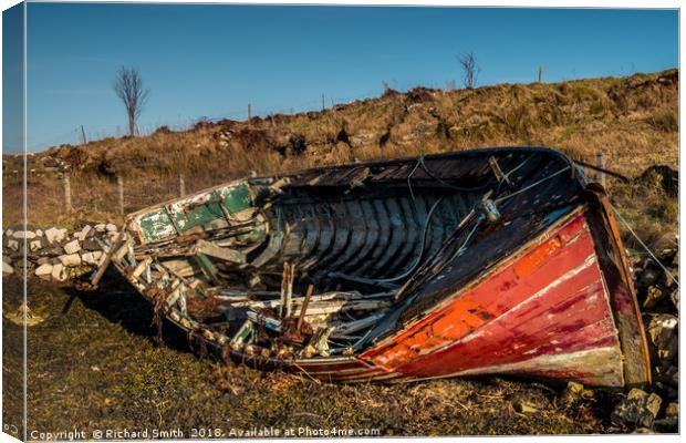 The wreck of WK61 #7 Canvas Print by Richard Smith