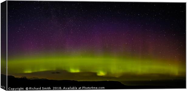 Aurora Borealis from The Storr #6 Canvas Print by Richard Smith