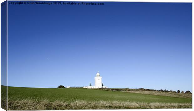 South Forelands - St Margarets Canvas Print by Chris Wooldridge