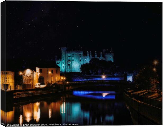 castle on the river Canvas Print by Brian O'Dwyer