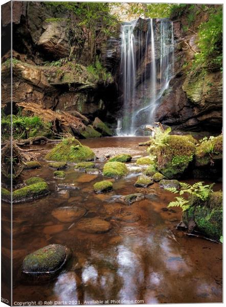 Roughting Linn, Northumberland Canvas Print by Rob Darts