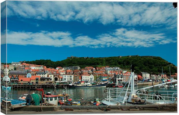 Fishing Port Of Scarborough Canvas Print by Mark Lee