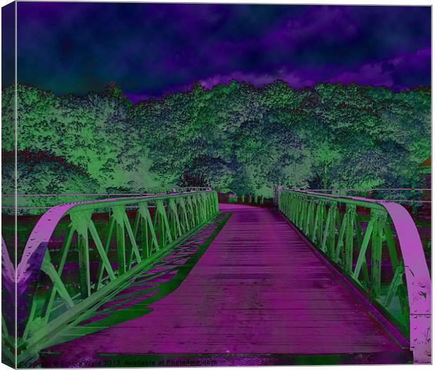 bridge of dreams Canvas Print by Emma Ward