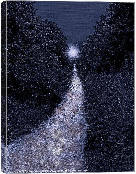 the path to dreams Canvas Print by Emma Ward