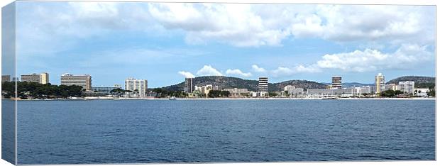 View of Magaluf 2 Canvas Print by Emma Ward