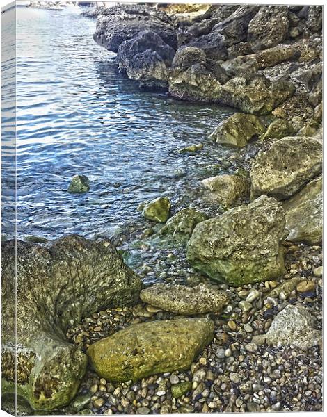 Rocky waters 2 Canvas Print by Emma Ward